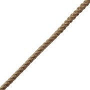 Cordon en polyester tressé 2 mm - Camel x1m