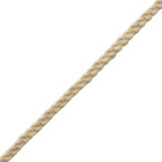 Cordon en polyester tressé 2 mm - Beige x1m