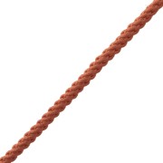 Cordon en polyester tressé 2 mm - Orange x1m