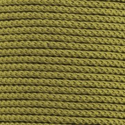 Cordon en polyester tressé 2 mm - Olive x1m