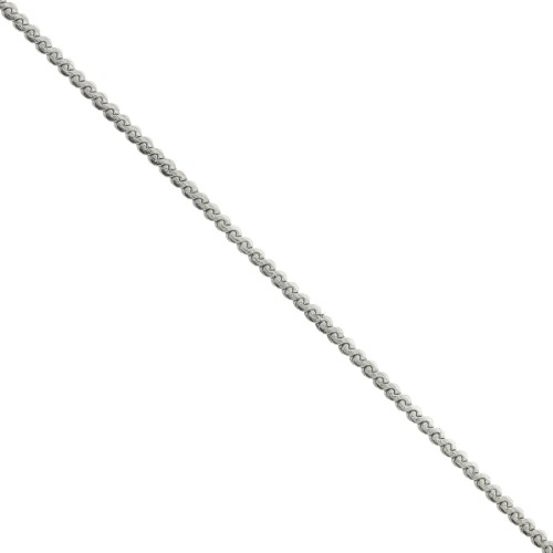 Chaîne maille Anglaise plate 0.9 mm en Acier inoxydable 316L x1m