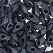 Long Magatama Miyuki 4x7 mm LMA-2001 - Mat Gunmetal x 10g