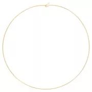Tour de cou rigide lisse 12.5 cm - Gold filled (or laminé) x1