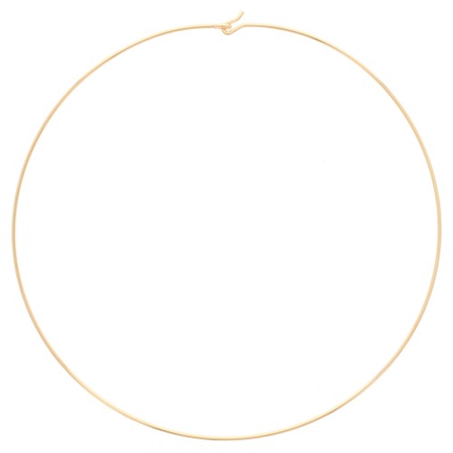 Tour de cou rigide lisse 12.5 cm - Gold filled (or laminé) x1
