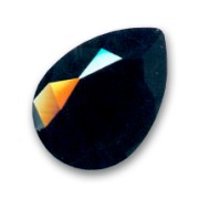 Jet - Cabochon PureCrystal 4320 14x10 mm Jet x1 Cabochon PureCrystal 4320 14x10 mm Jet x1