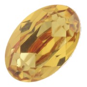 Topaz - Cabochon PureCrystal 4120 6x4 mm - Golden Topaz x1 Cabochon PureCrystal 4120 6x4 mm - Golden Topaz x1
