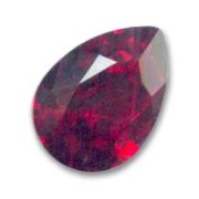 Siam - Cabochon PureCrystal 4320 14x10 mm Siam x1 Cabochon PureCrystal 4320 14x10 mm Siam x1