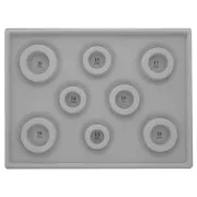 Plateau d'assemblage pour bracelets 35x26 cm - 8 tailles x1