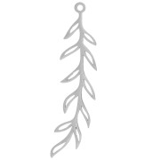Pendentif feuille d'olivier 44x11 mm - Acier inoxydable 304 x1