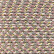 Gris - Cordon en coton tressé et fil métallisé 1.5 mm Vieux rose - Gris - Rose - Doré x1m Cordon en coton tressé et fil métallisé 1.5 mm Vieux rose - Gris - Rose - Doré x1m