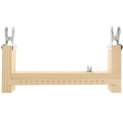 Support en bois pour tressage pour faire bracelet et collier en macramé x1