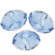 Cool Blue - Perle ronde aplatie PureCrystal 5040 6 mm - Reinvented Cool Blue x1 Perle ronde aplatie PureCrystal 5040 6 mm - Reinvented Cool Blue x1