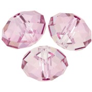 Dark Rose - Perle ronde aplatie PureCrystal 5040 6 mm - Dark Rose x1 Perle ronde aplatie PureCrystal 5040 6 mm - Dark Rose x1