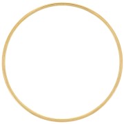 Anneaux de montage et tissage cercle 30 mm - Acier inoxydable 304L Doré x10