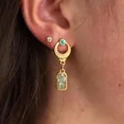 Sachet de mini pierres roulées teintées - éclats non percées - Quartz rose x20g