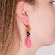 Convertisseurs de clous d'oreilles en clips 19x5 mm - Doré x2