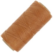 Bobine de fil ciré Linhasita pour micro macramé 0.5 mm - Ambre (388) x335m