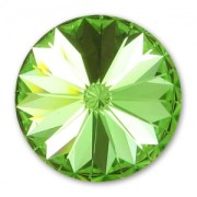 Peridot - Cabochon PureCrystal 1122 Rivoli 12 mm Peridot x1 Cabochon PureCrystal 1122 Rivoli 12 mm Peridot x1