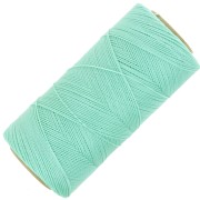 Bobine de fil ciré Linhasita pour micro macramé 0.5 mm - Mint Green (1444) x335m