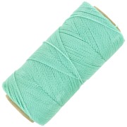 Bobine de fil ciré Linhasita pour micro macramé 1 mm - Menthe Glacée (1436) x168m