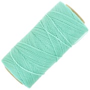 Bobine de fil ciré Linhasita pour micro macramé 1 mm - Mint Green (1444) x168m