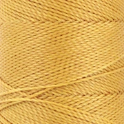Bobine de fil ciré Linhasita pour micro macramé 1 mm - Moutarde (1466) x168m
