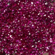 Pierres en vrac en cristal à résiner - Joblot Swarovski - 1 à 6 mm - Fuchsia x10g