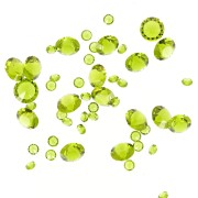 Pierres en vrac en cristal à résiner - Joblot Swarovski - 1 à 6 mm - Olivine x10g