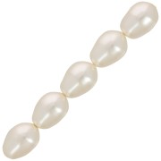 Poires nacrées Swarovski 5821 11x8 mm Creamrose Pearl x5