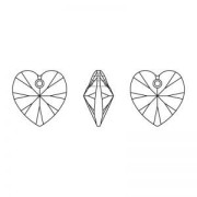 Pendentif coeur en cristal Swarovski 6228 14,4x14mm Majestic Blue x1