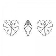 Pendentif coeur en cristal Swarovski 6228 14,4x14mm - Light Rose Shimmer x1