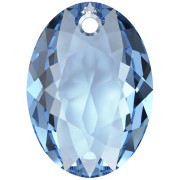 Pendentif Swarovski 6438 Elliptic Cut Pendant 16 mm - ReCreated Cool Blue x1