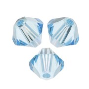 Toupies en cristal Swarovski 5328 3 mm Aquamarine x50