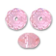 Ronde aplatie Swarovski 5040 6 mm Light Rose x1