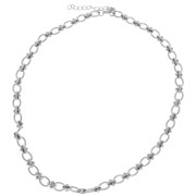 Collier maille Fantaisie 7.5 mm - Acier inoxydable 304L x46cm