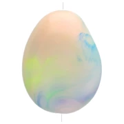 Multicolore - Perle plate irrégulière en résine opaque 22x17 mm - Marbré Multicolore nacré x1 Perle plate irrégulière en résine opaque 22x17 mm - Marbré Multicolore nacré x1