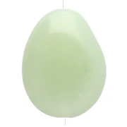 Lichen - Perle plate irrégulière en résine translucide 22x17 mm - Lichen marbré x1 Perle plate irrégulière en résine translucide 22x17 mm - Lichen marbré x1