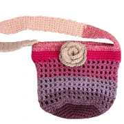 Bobine de cordon coton pour macramé Cotton Air Cake 1mm - Tie and Die Violet x220m