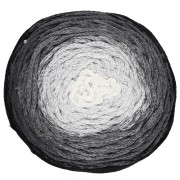 Blanc - Bobine de cordon coton pour macramé Cotton Air Cake 1mm - Tie and Die Noir x220m Bobine de cordon coton pour macramé Cotton Air Cake 1mm - Tie and Die Noir x220m