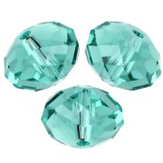 Perle ronde aplatie Swarovski 5040 8 mm - ReCreated Caribbean Green