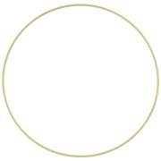 Aucune - Anneau de montage et tissage rond 60 mm - Laiton brut x1 Anneau de montage et tissage rond 60 mm - Laiton brut x1