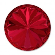 Scarlet - Cabochon PureCrystal 1122 Rivoli 12 mm Scarlet x1 Cabochon PureCrystal 1122 Rivoli 12 mm Scarlet x1