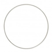 Argenté vieilli - Anneau de montage et tissage rond 50x1.9 mm Placage Argent fin vieilli Anneau de montage et tissage rond 50x1.9 mm Placage Argent fin vieilli