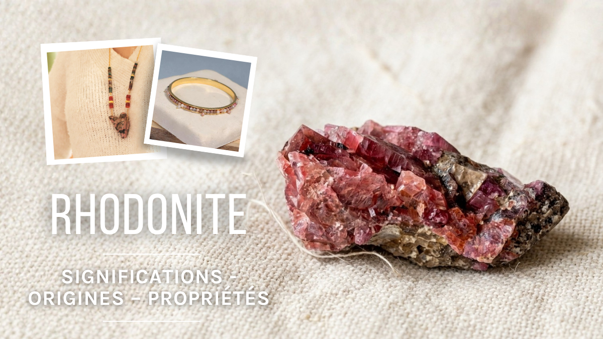 La Rhodonite : signification, propriétés et vertus La Rhodonite : signification, propriétés et vertus