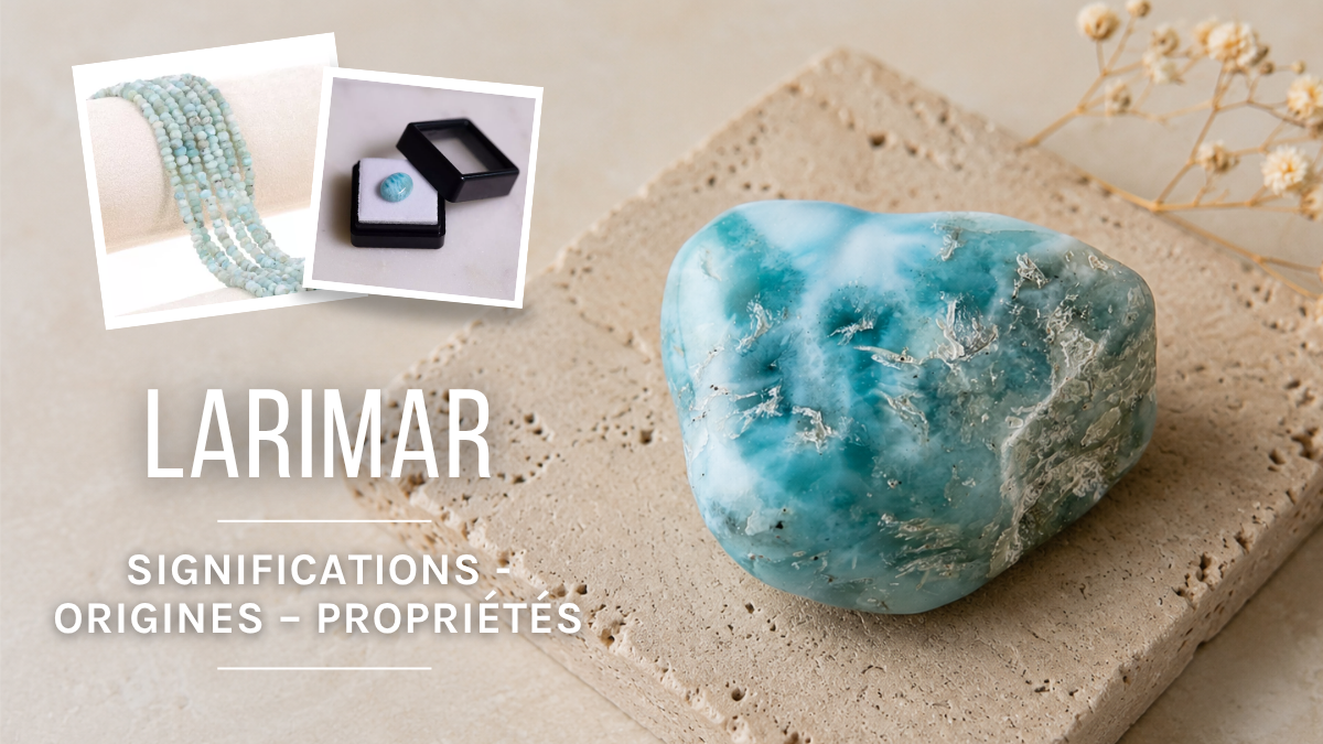 Le Larimar : origines, signification et vertus Le Larimar : origines, signification et vertus