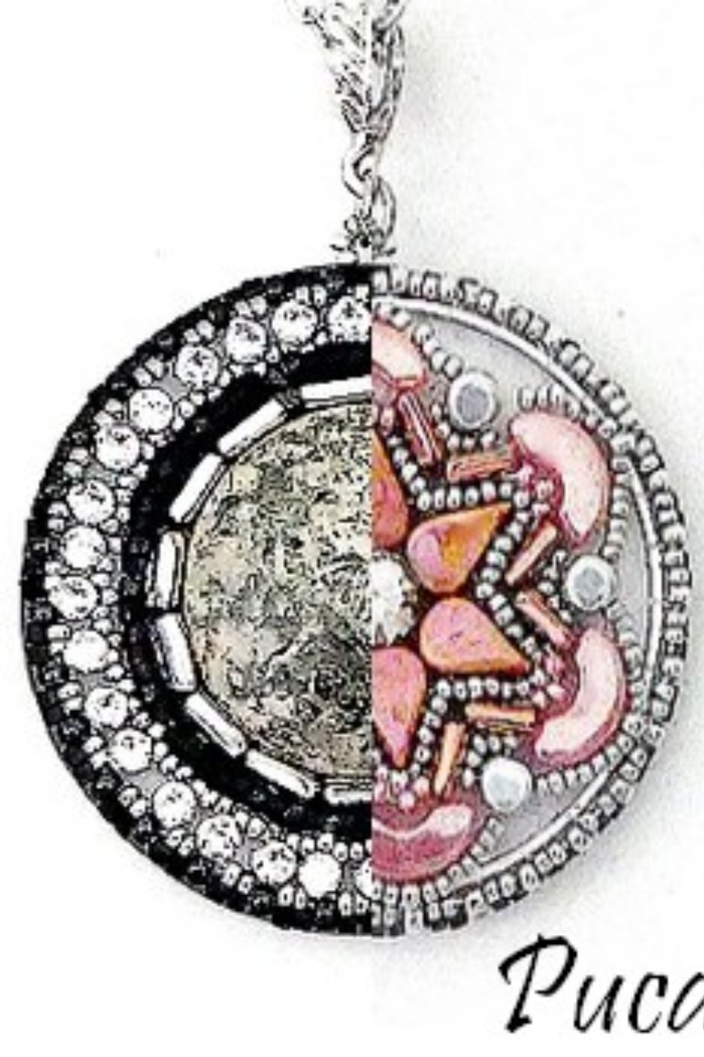 Schéma Tuto Pendentif Recto Verso avec cabochons et perles en verre Piros, Arcos, Kalos et Amos par Puca Schéma Tuto Pendentif Recto Verso avec cabochons et perles en verre Piros, Arcos, Kalos et Amos par Puca