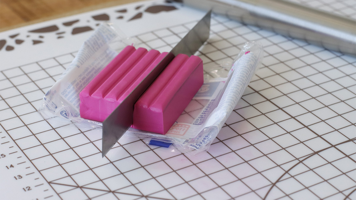 Boucles d'oreilles en pâte fimo pour débutant : Etape 1 Boucles d'oreilles en pâte fimo pour débutant : Etape 1