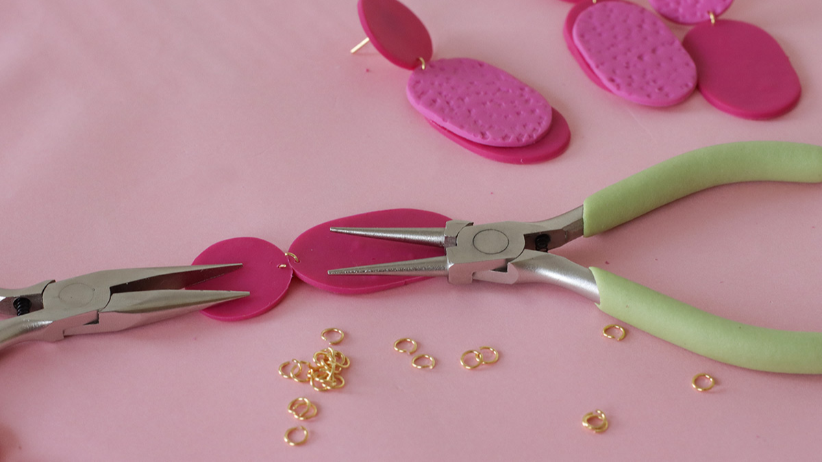 Boucles d'oreilles en pâte fimo pour débutant : Etape 10 Boucles d'oreilles en pâte fimo pour débutant : Etape 10