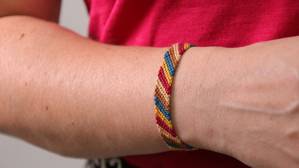 Schéma Bracelet brésilien facile automnal Schéma Bracelet brésilien facile automnal