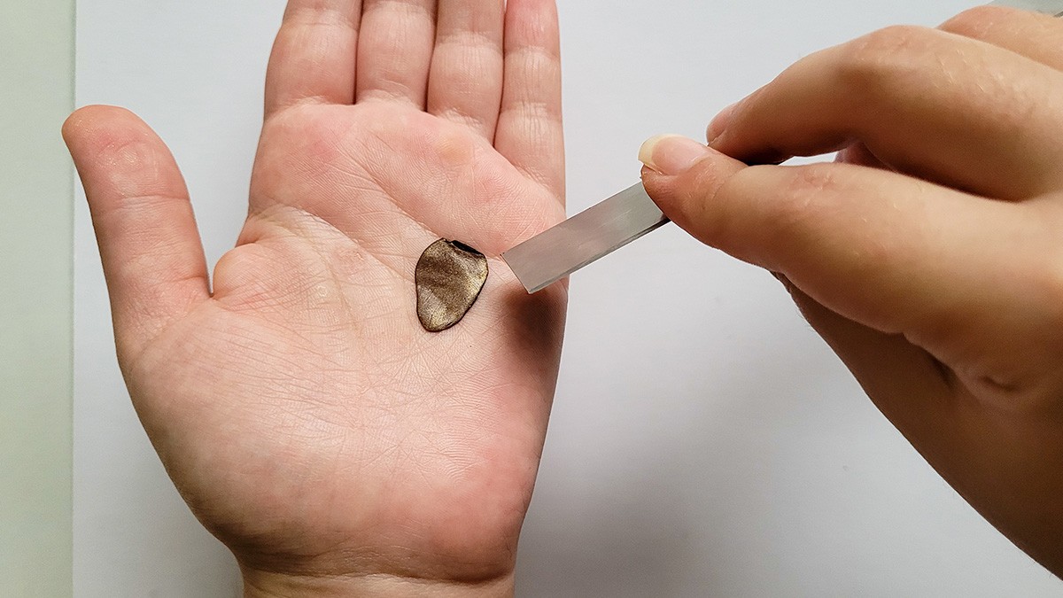 Boucles d’oreilles fleurs dorées en pâte polymère : Etape 8 Boucles d’oreilles fleurs dorées en pâte polymère : Etape 8